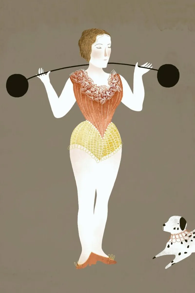 Circus Lady pellicola backlit da Amalia Restrepo