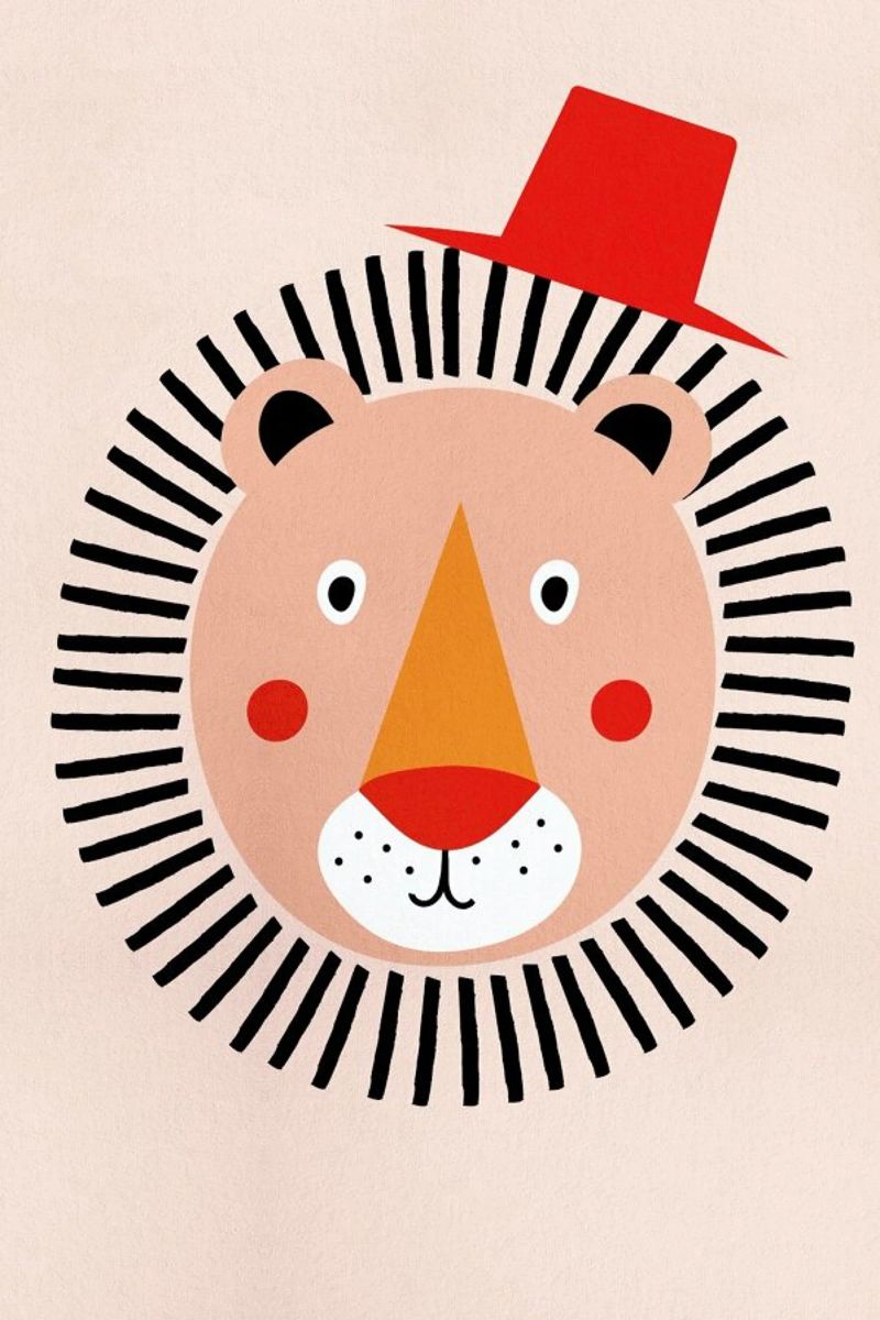 Well Dressed Lion pellicola backlit da Little Flourishes
