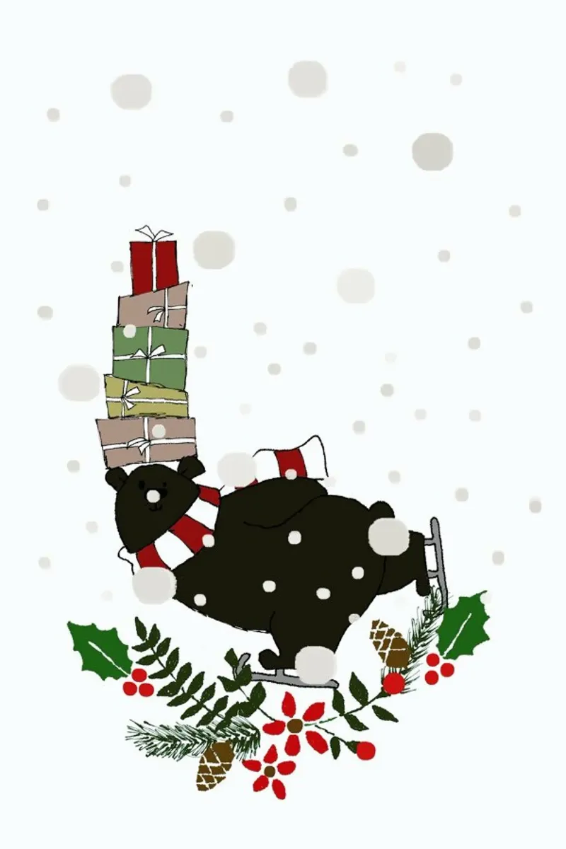 A Little Merry Christmas alluminio dibond da Nathys_illustration