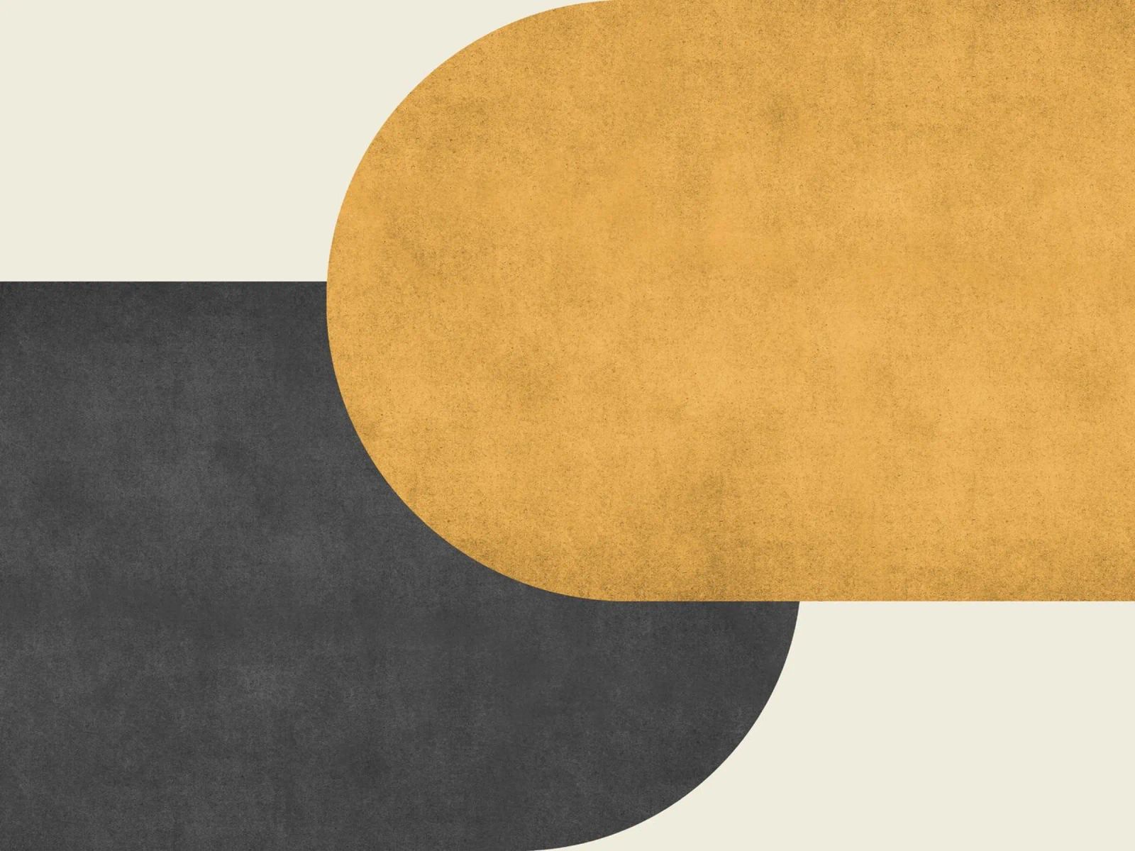 Halfmoon Colorblock - Oro Nero pellicola backlit da MoonlightPrint