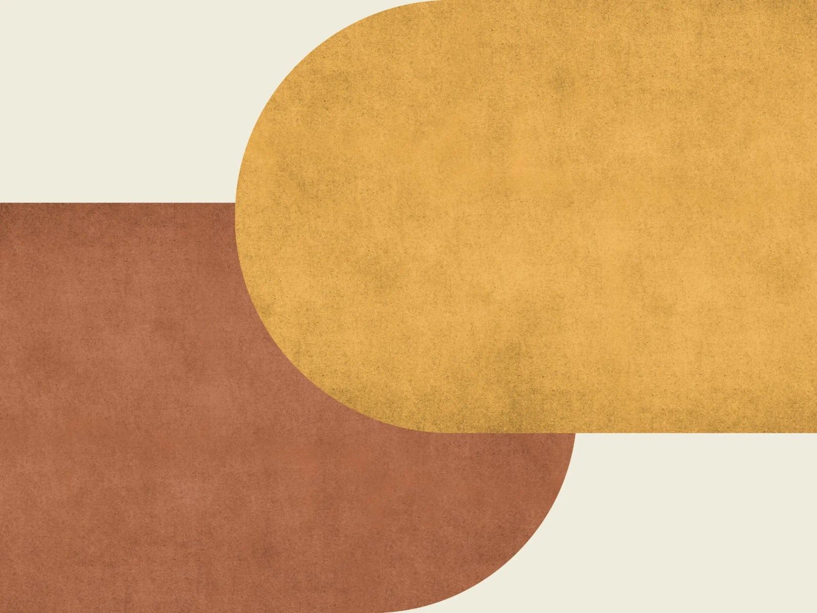 Halfmoon Colorblock - Oro Marrone pellicola backlit da MoonlightPrint