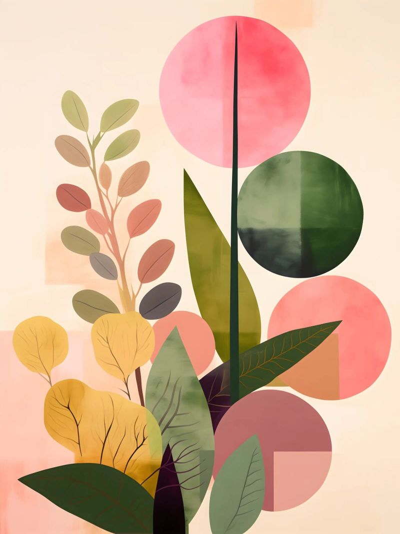 Botanical Abstract metacrilato de Gypsy Galleria