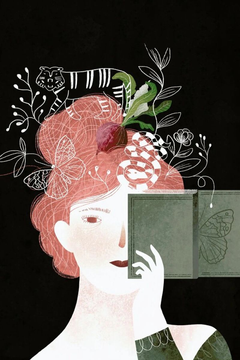 You Are What You Read alluminio dibond da Amalia Restrepo