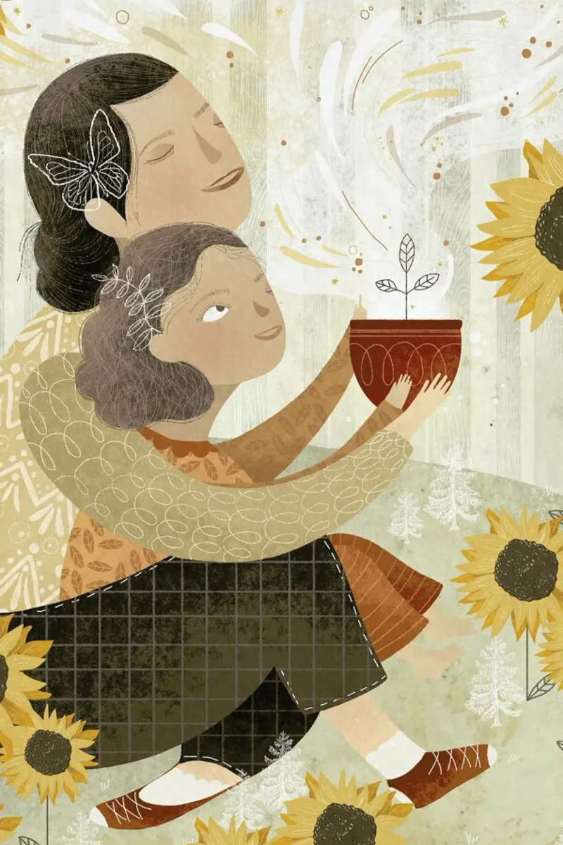 Magic poster con telaio in legno da Amalia Restrepo