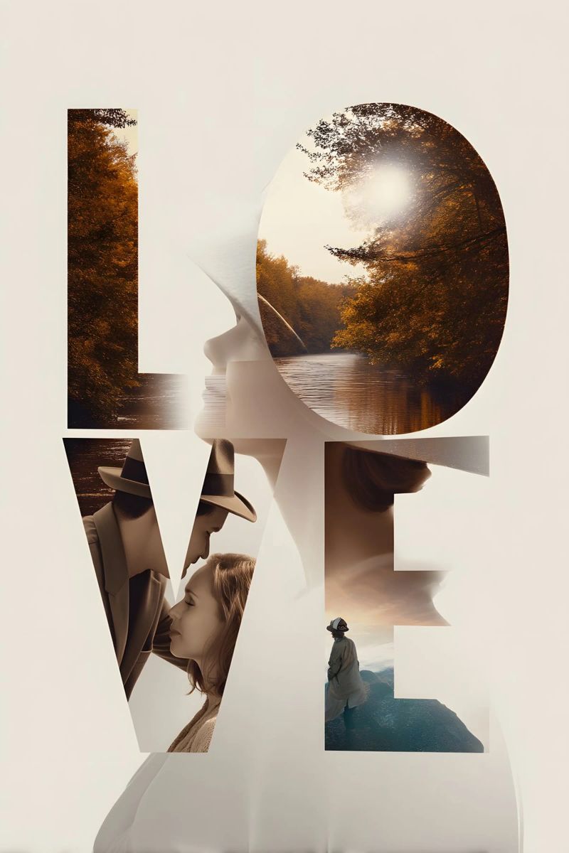 Love #1 Poster von M-Ulrich-Digital Art