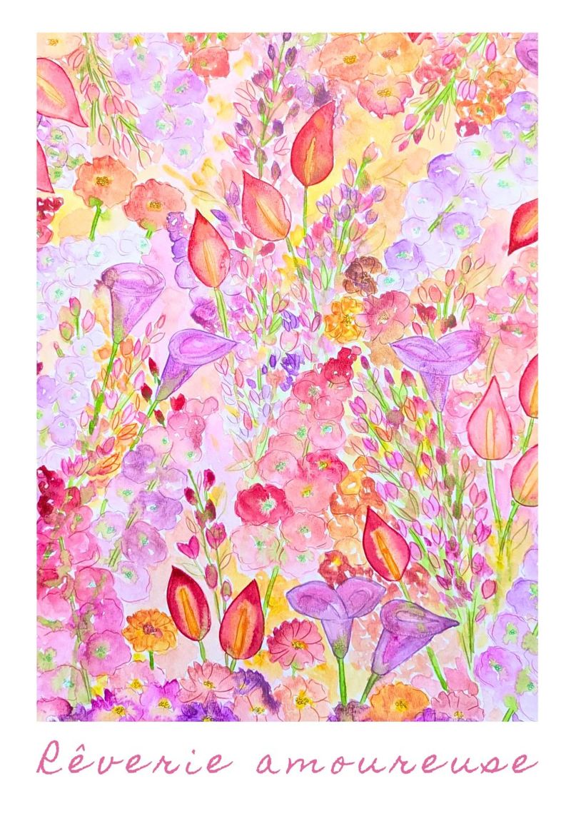 Rêverie amoureuse poster de melimelocreations