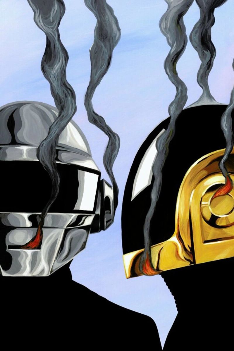Daft Punk Deux poster de Famous When Dead