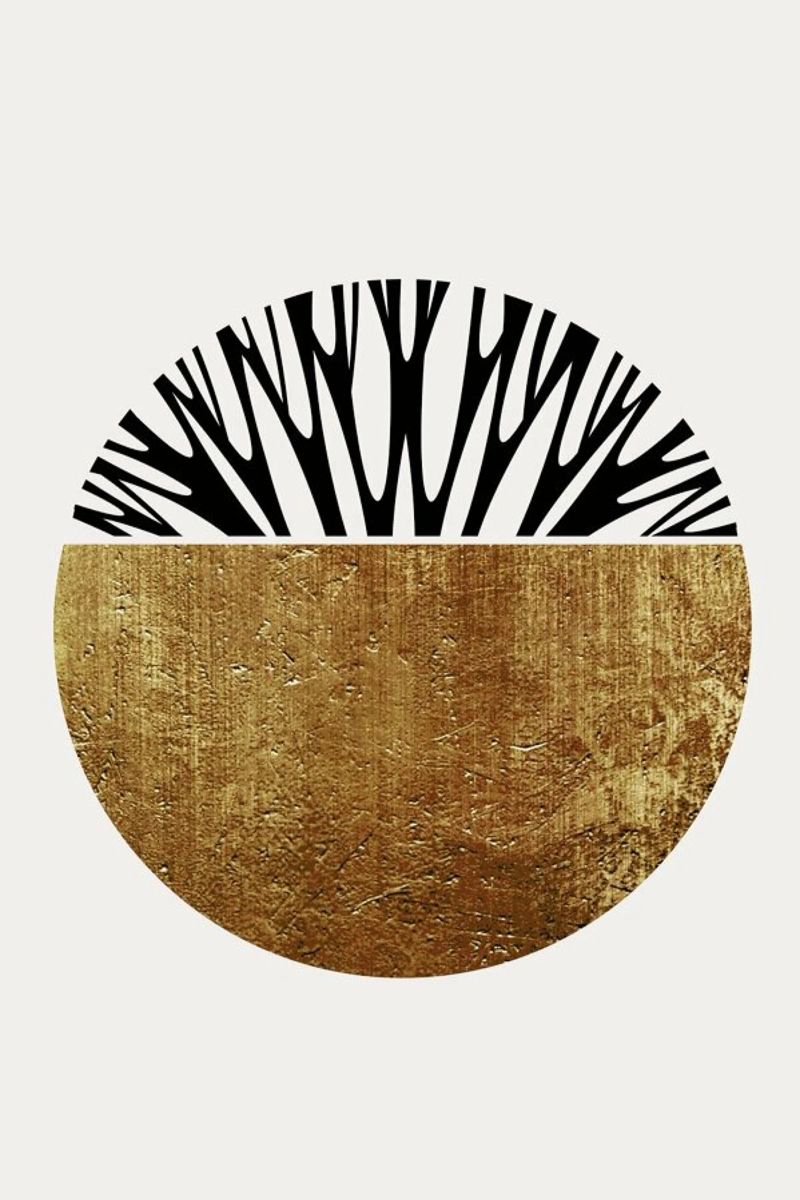 Abstractika Gold placa de forex de Kubistika