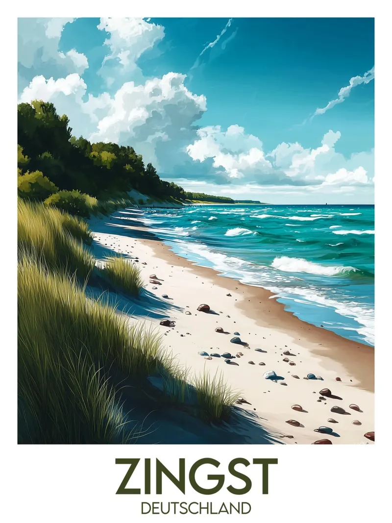 Poster zingst poster da Frame the World