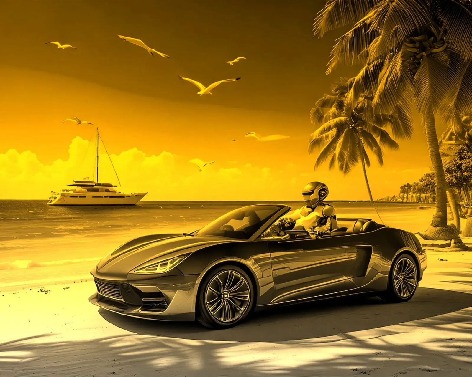 ROBOT AU VOLANT. DORE pellicola backlit da Thierry vobmann photography