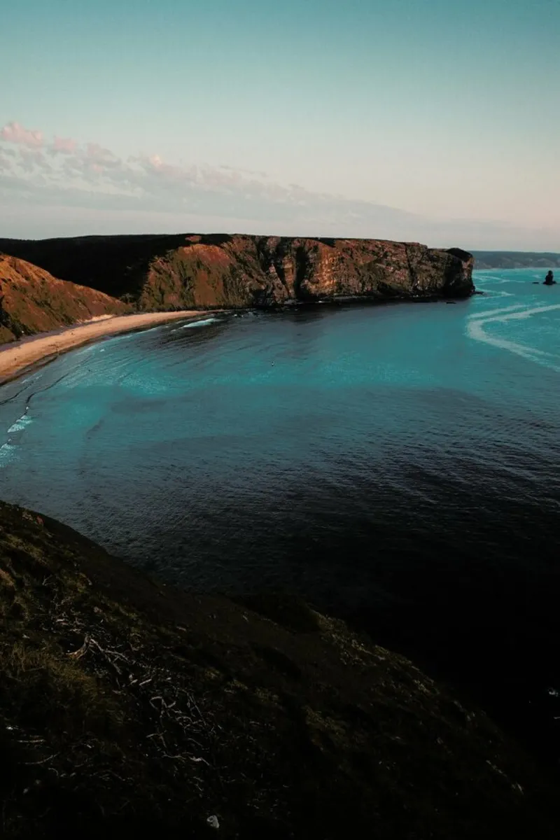 Coast Line in Portugal carta hahnemühle da Sebastian Hilgetag