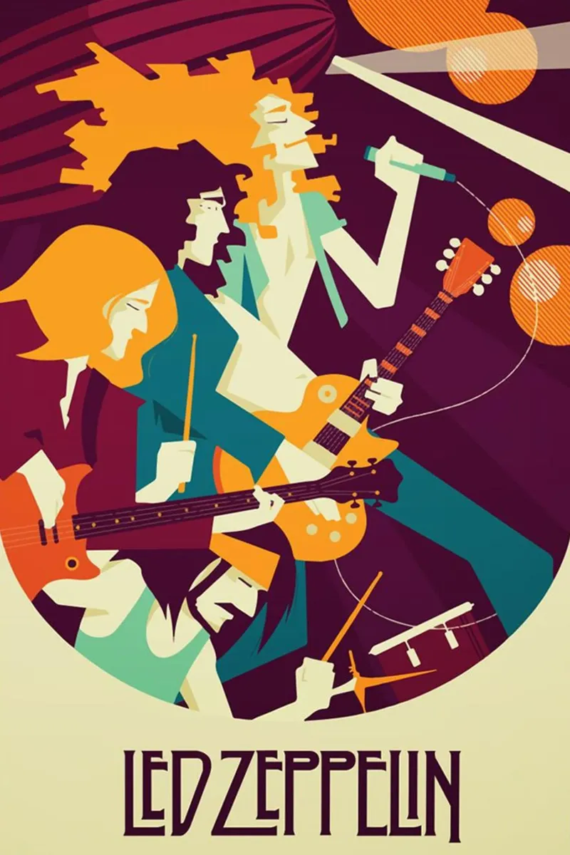 Led Zeppelin poster da avissta