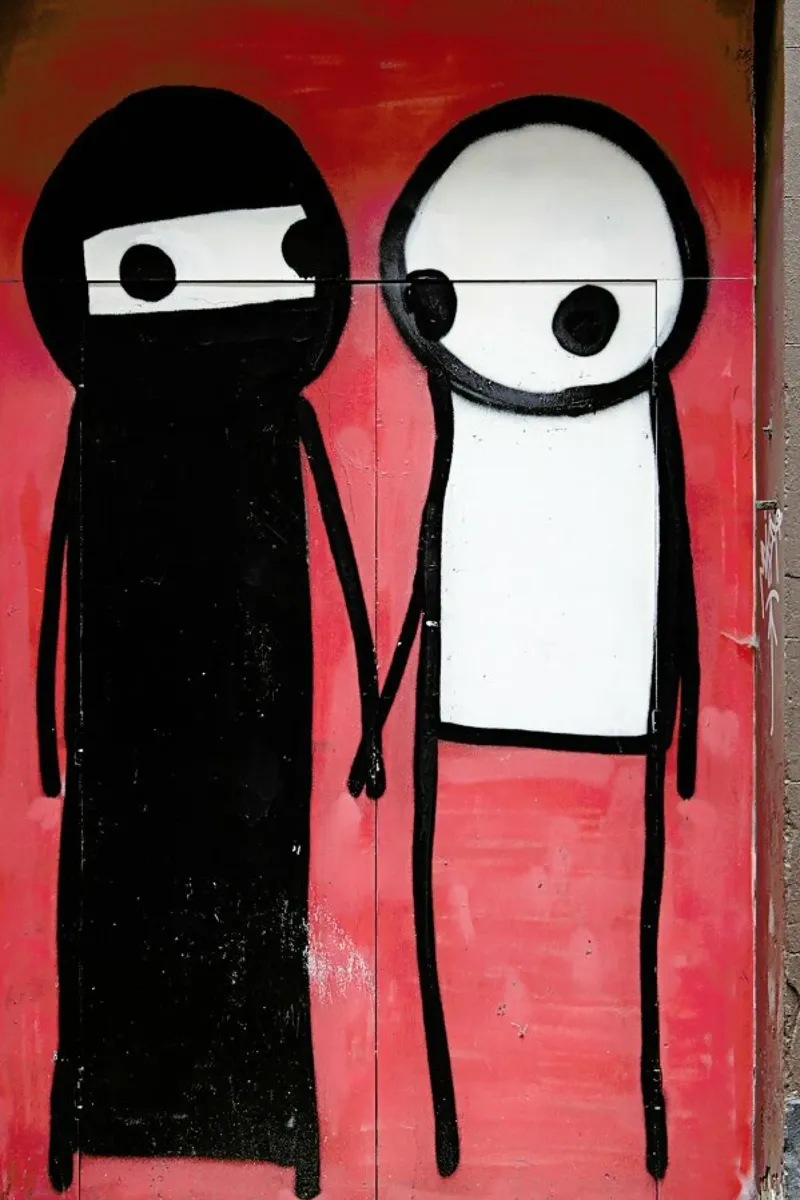 Streetart Rot 1 backlit folie van Sadia