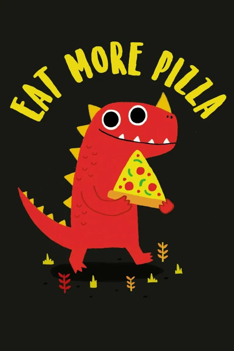 Pizzasaurus pellicola backlit da DinoMike