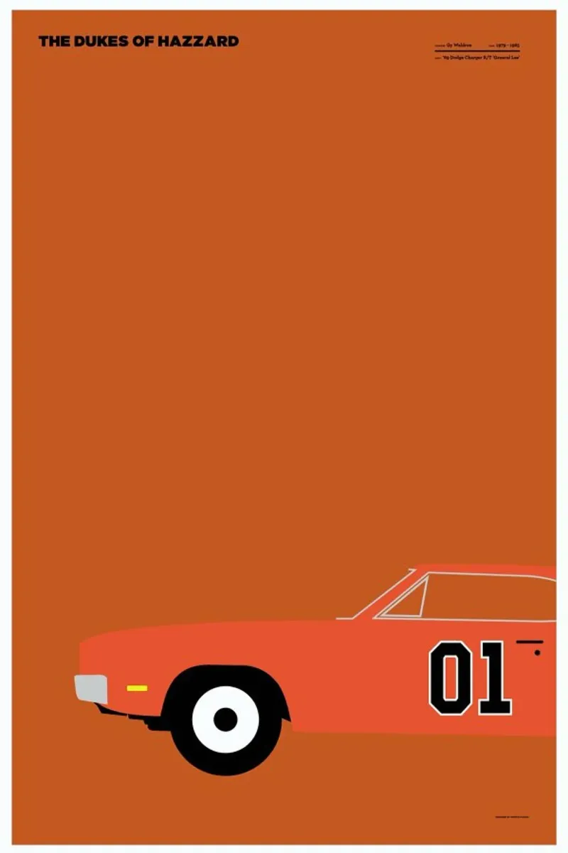 dukes poster con telaio in plastica da Marcin Plonka