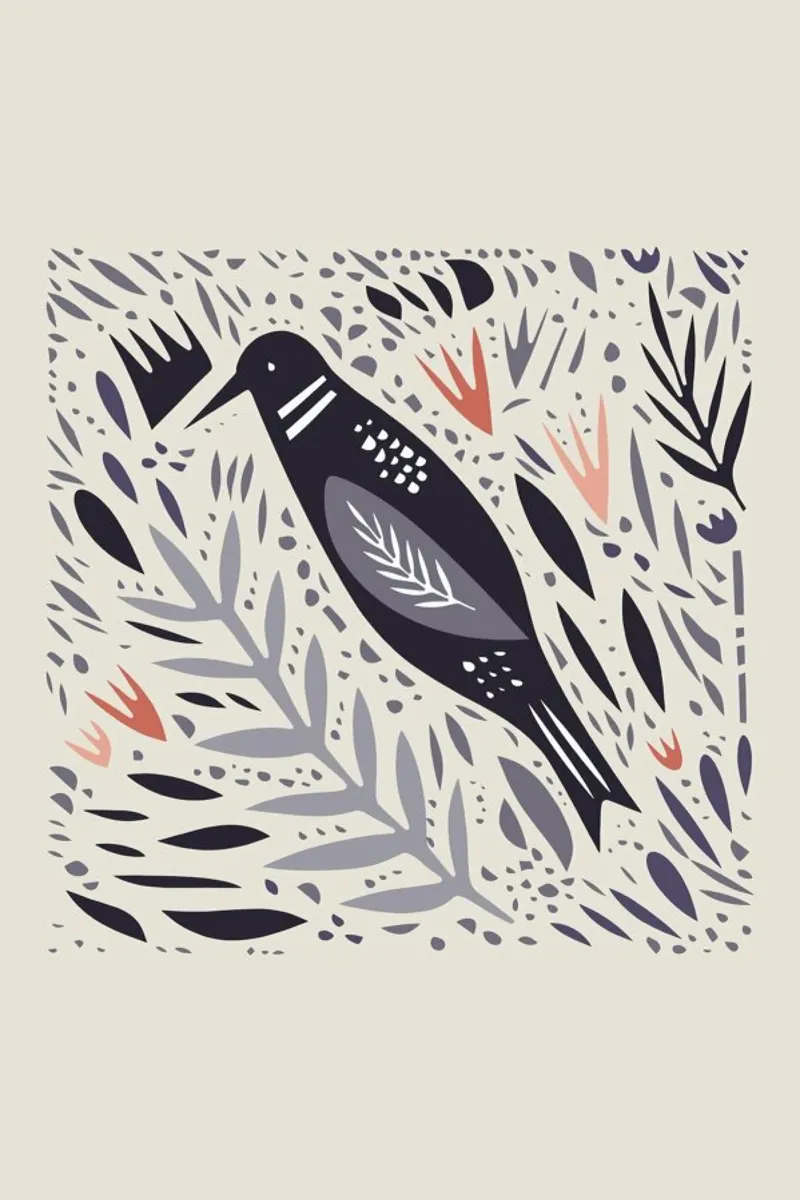 Birdsong carta hahnemühle da Little Flourishes