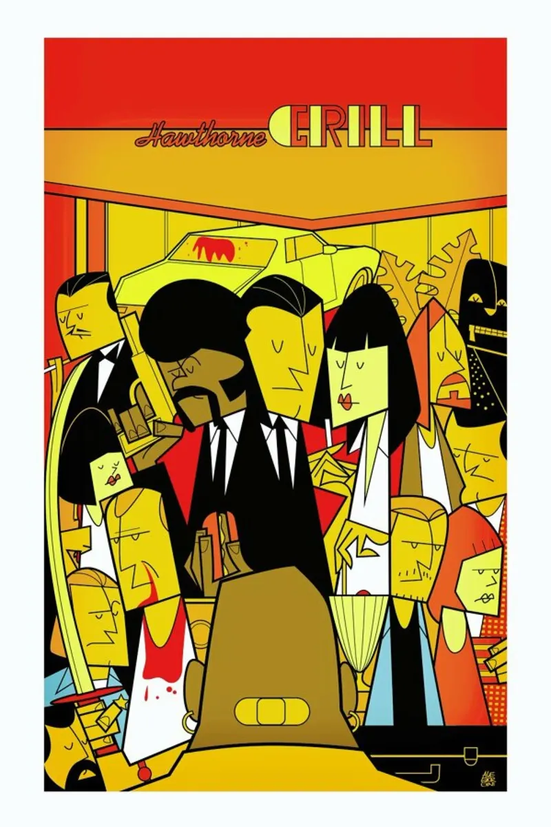 Royal with cheese pellicola backlit da Ale Giorgini