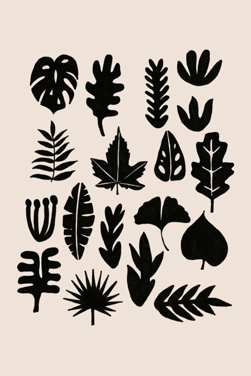 Leaves Illustration plexiglass da Miles of Light
