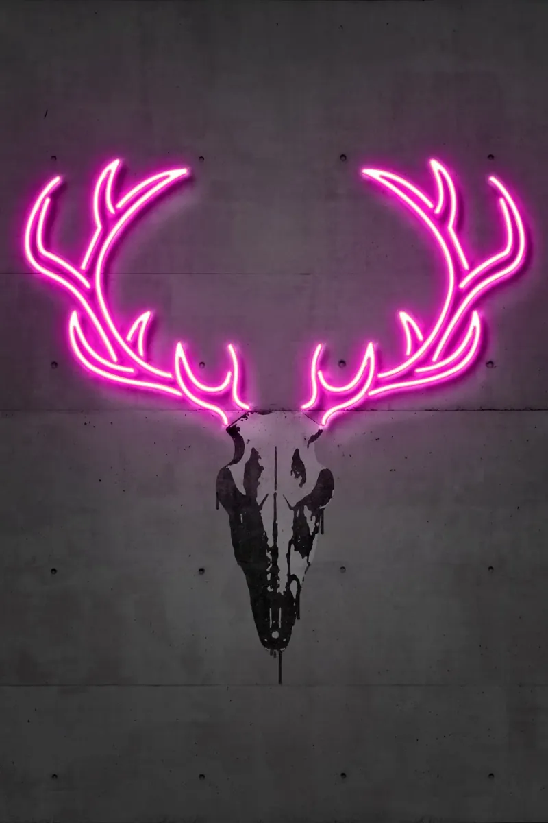 Deer Skull pellicola backlit da Octavian