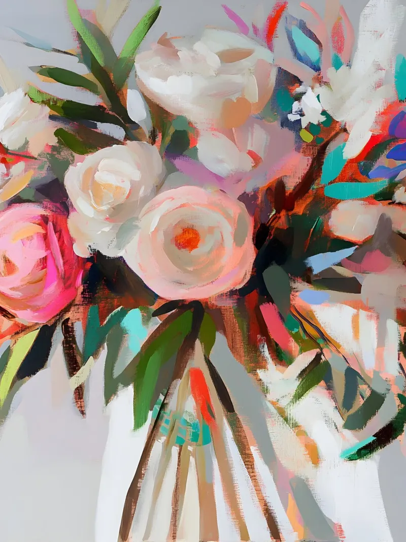 Abstract Bouquet pellicola backlit da Gypsy Galleria