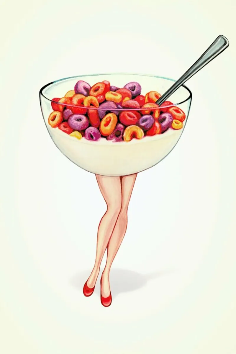 Cereal Pin-up Fruit carta hahnemühle da Kelly Gilleran