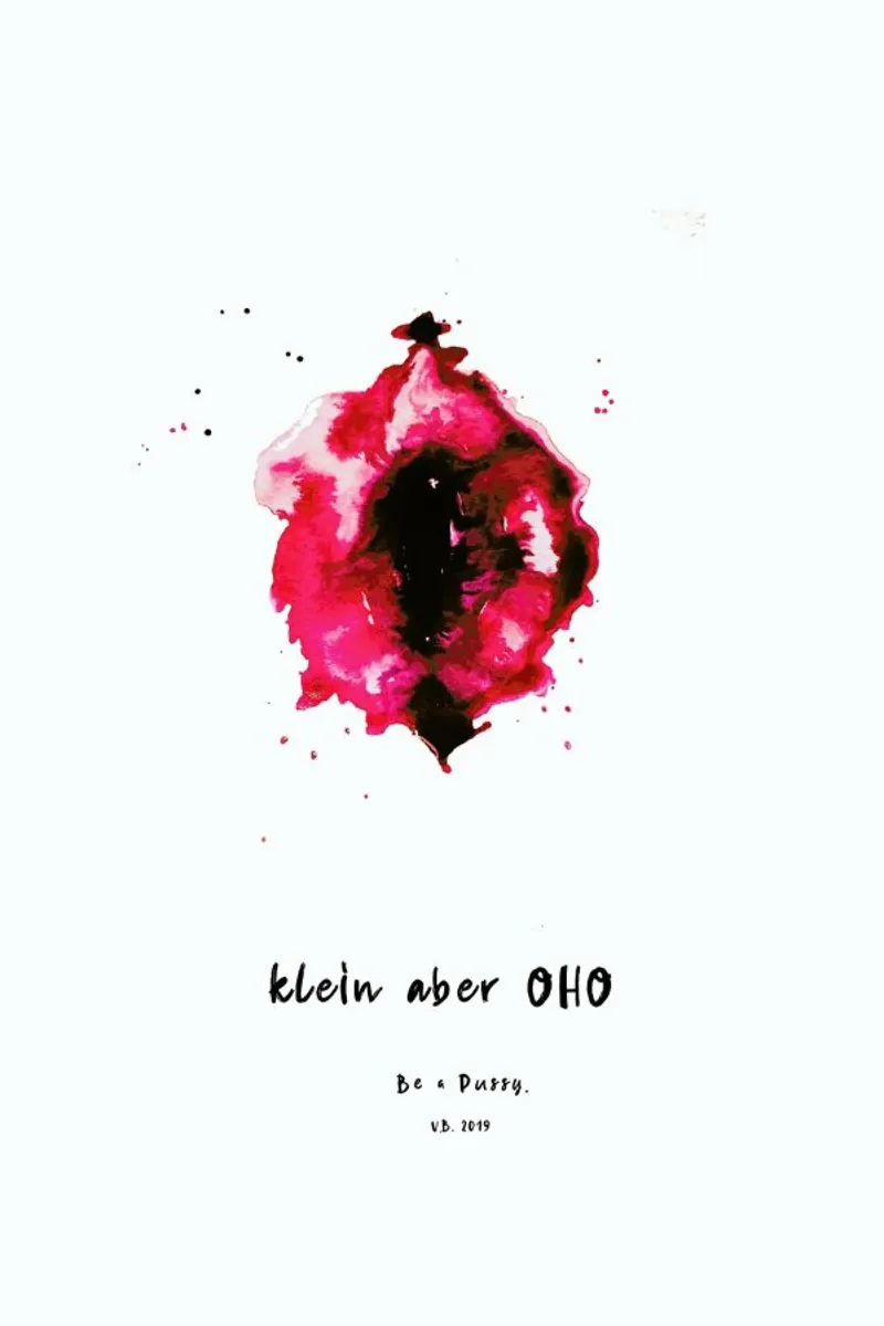 Vulva Painting Smal But Great Red pellicola backlit da Verena Bonath | 21st aesthetics