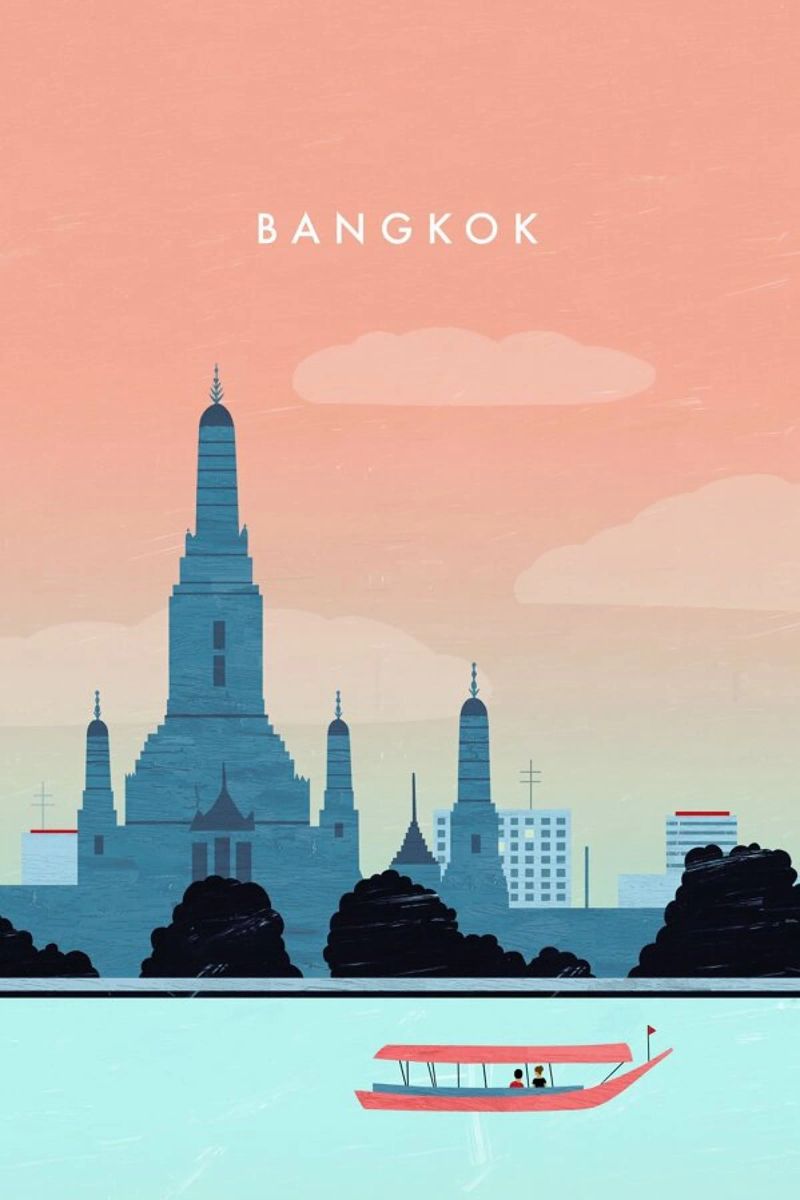 Bangkok poster de Katinka Reinke