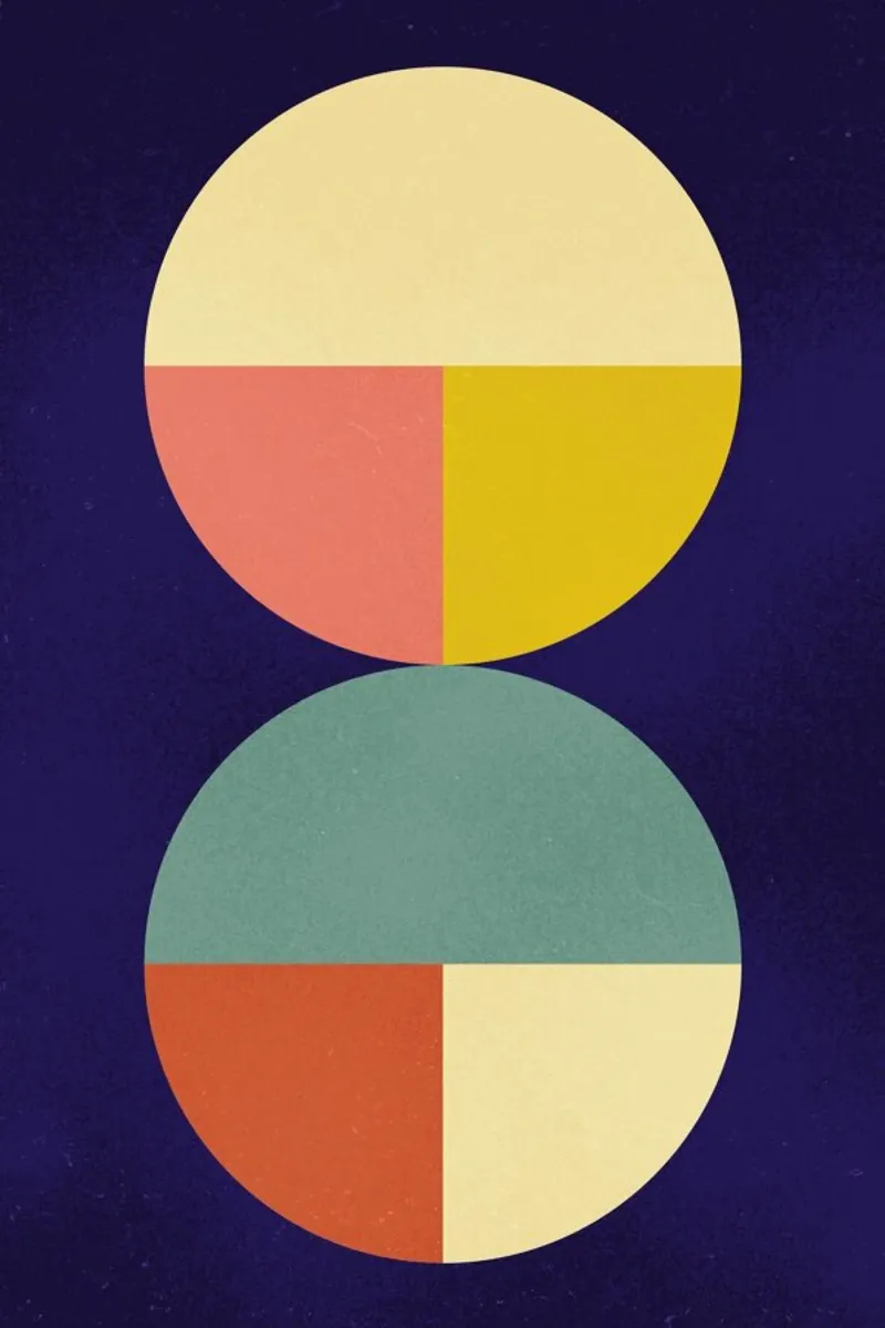 Divided poster con telaio in legno da daylight design studio