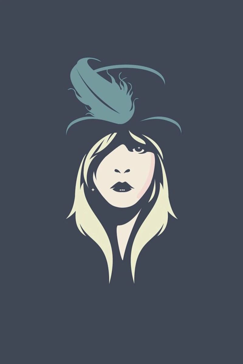 Stevie Nicks pellicola backlit da Bruno Morphet