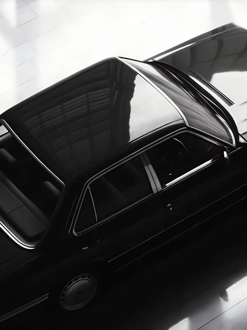 Auto d'epoca monocromatica pellicola backlit da CAR EDITION