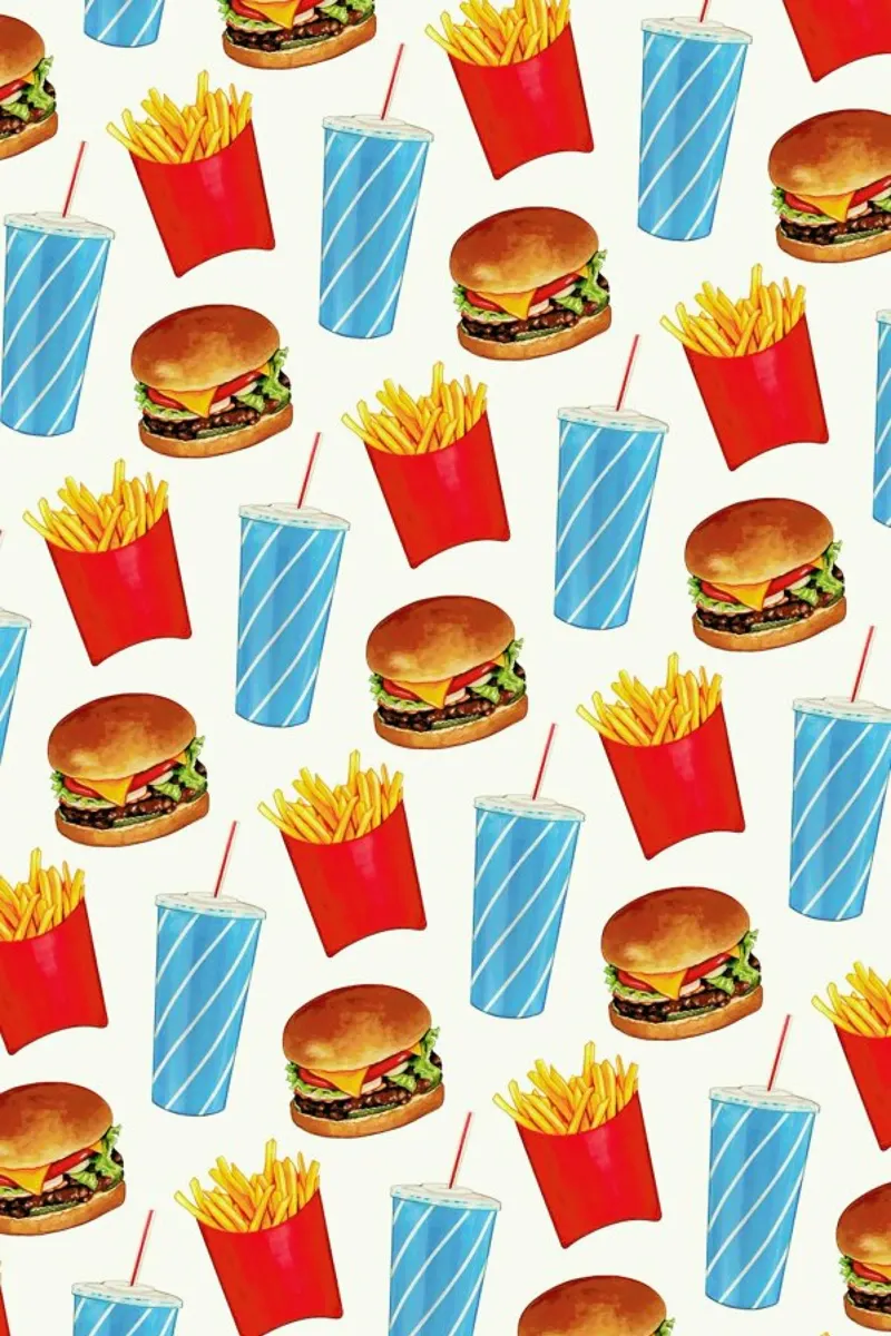 Combo Meal Pattern White pellicola backlit da Kelly Gilleran