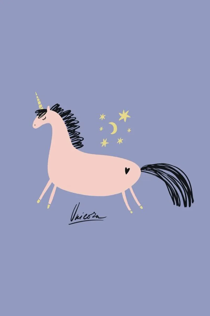 Unicorn Magic pellicola backlit da Little Flourishes