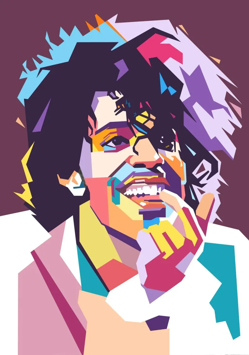 Prince the legendary musician hahnemühle by Hantamrata