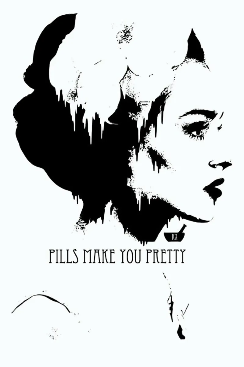Pills Make you Pretty pellicola backlit da Kristy Patterson