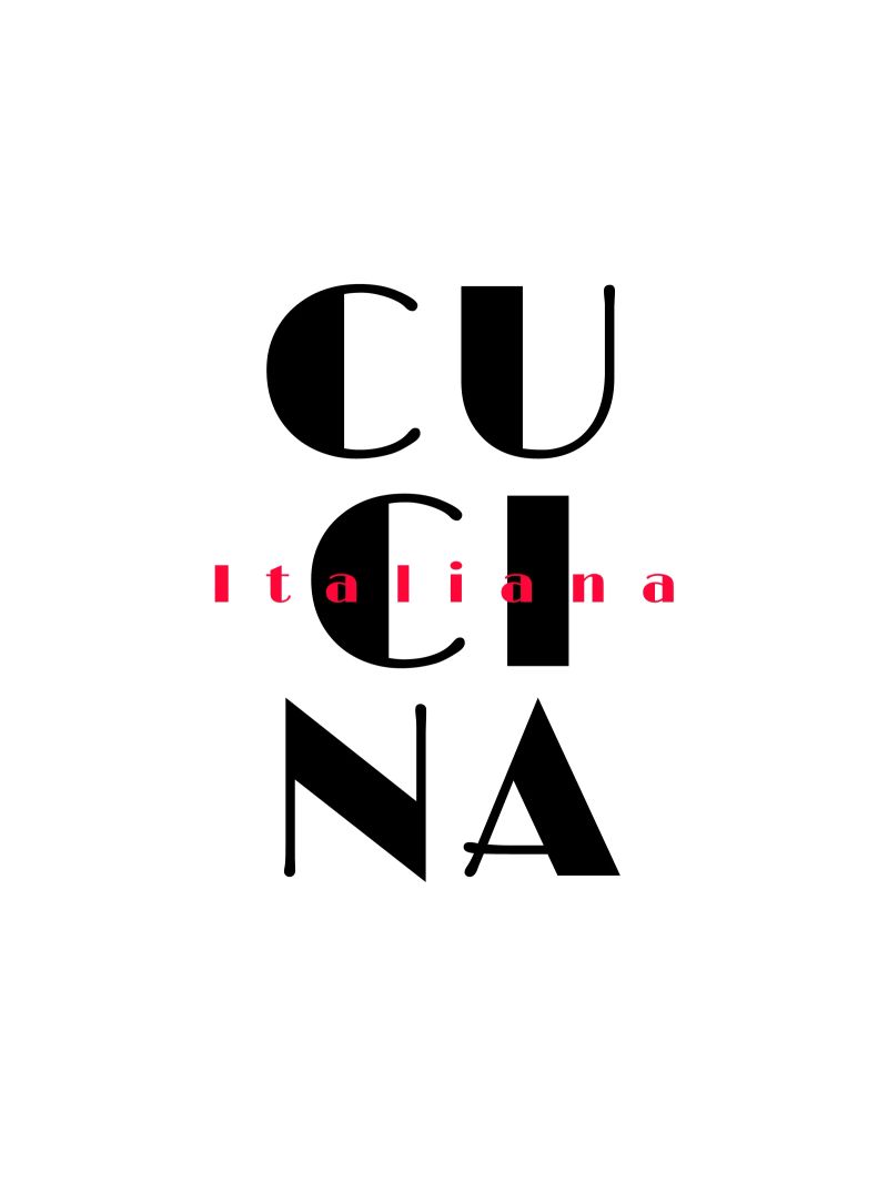 Cucina italiana IV Poster von Bureau Purpur