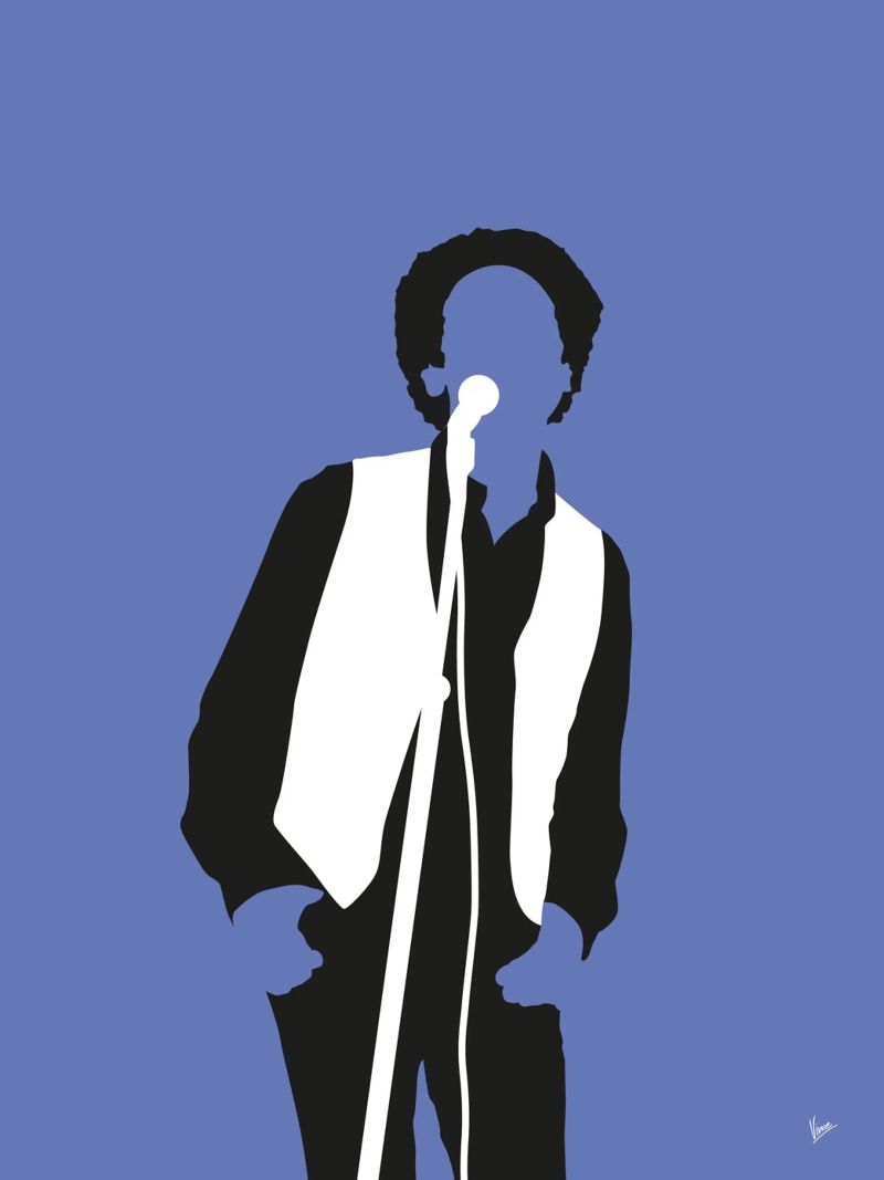 No098 ART GARFUNKEL poster van Iconic Rockstars