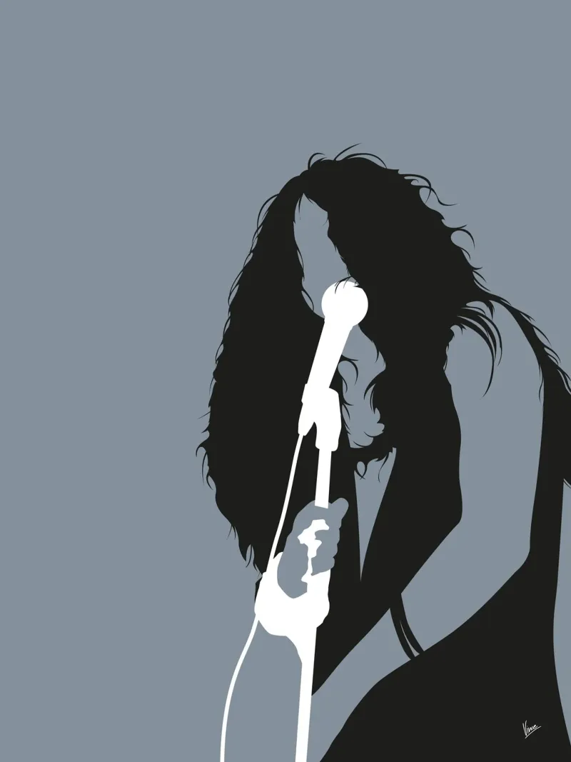 No127 Janis Joplin pellicola backlit da Iconic Rockstars