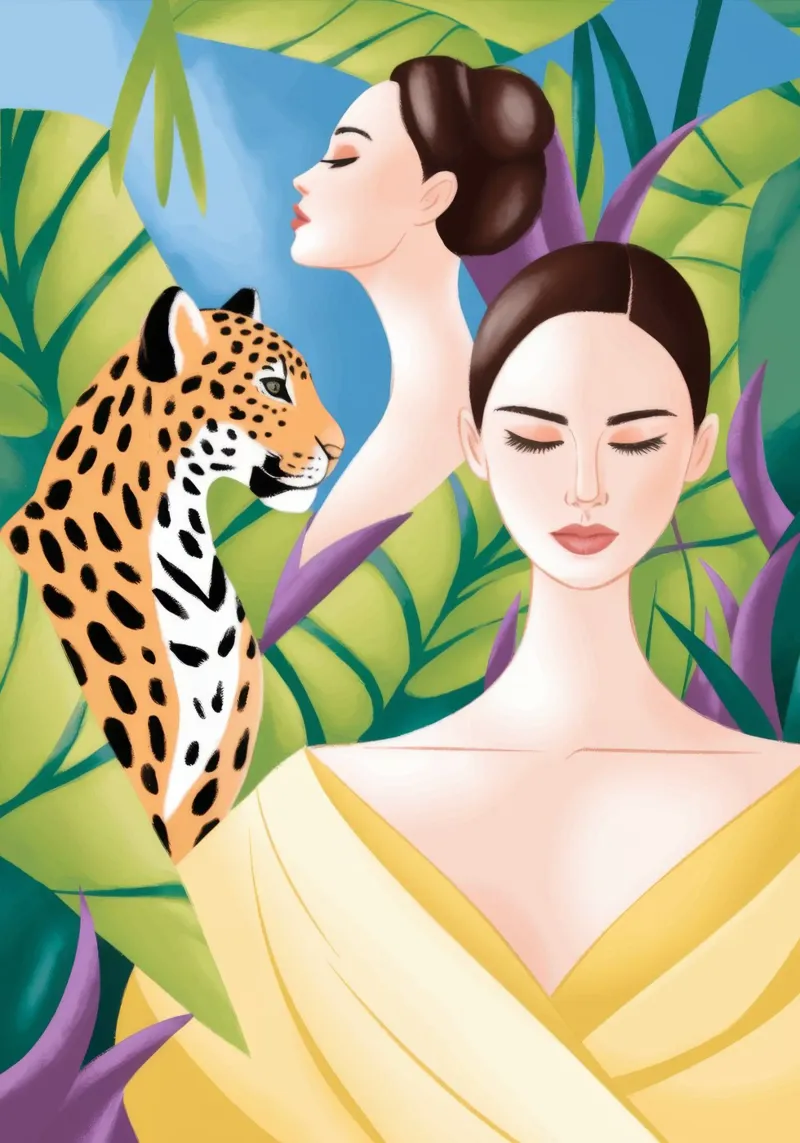 Graciosa belleza selvática metacrilato de Atelier Tiga