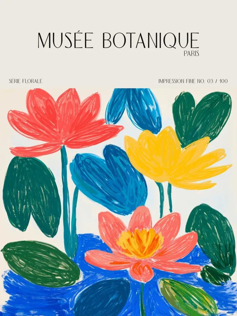 Musée Botanique No 08 alluminio dibond da treechild