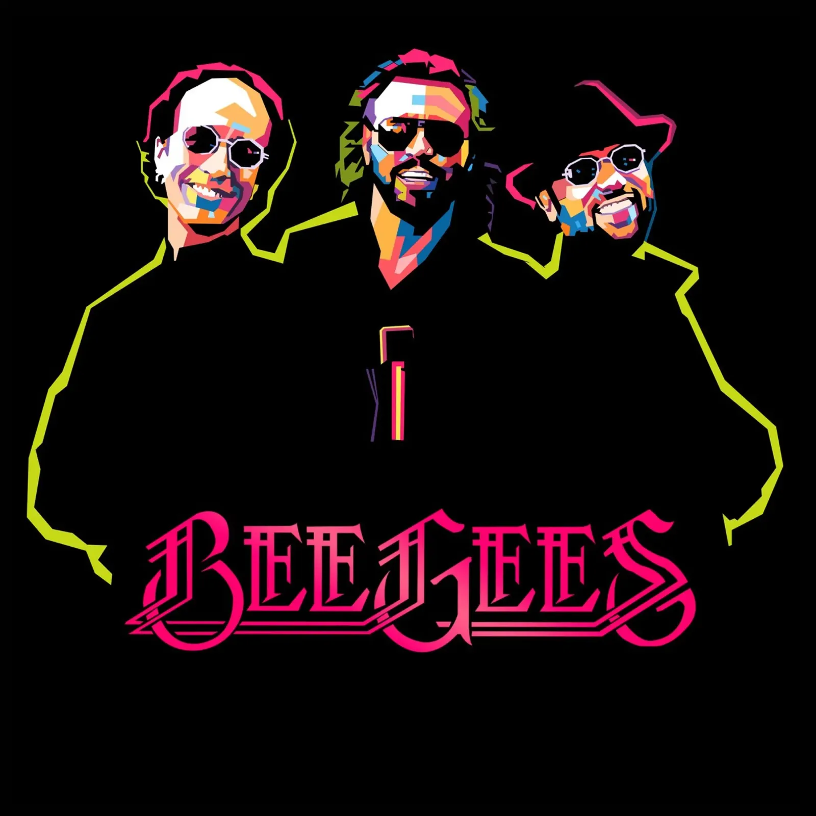 The legend of BeeGees canvas by Hantamrata