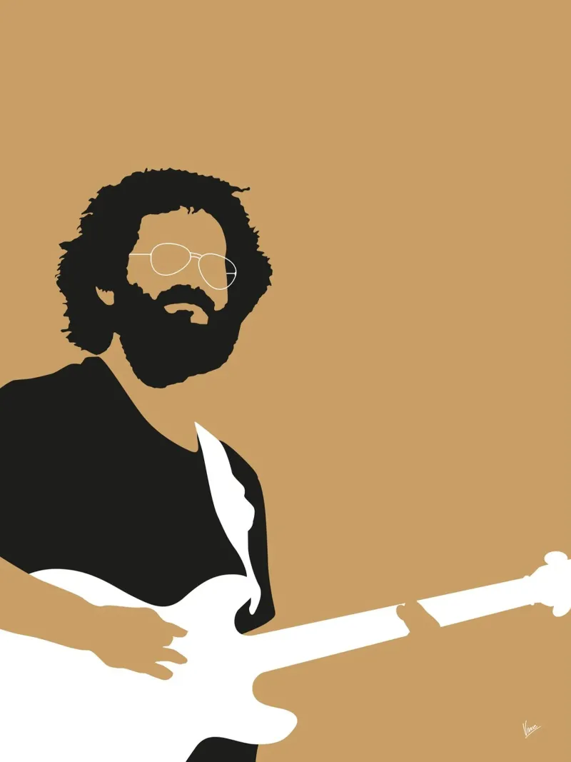 No140 Grateful Dead poster con telaio in alluminio da Iconic Rockstars