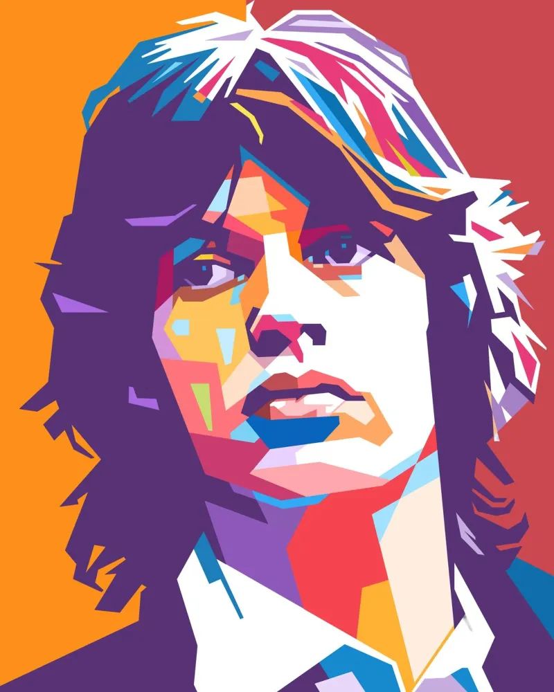 Mick Jagger legend musician hahnemühle by Hantamrata