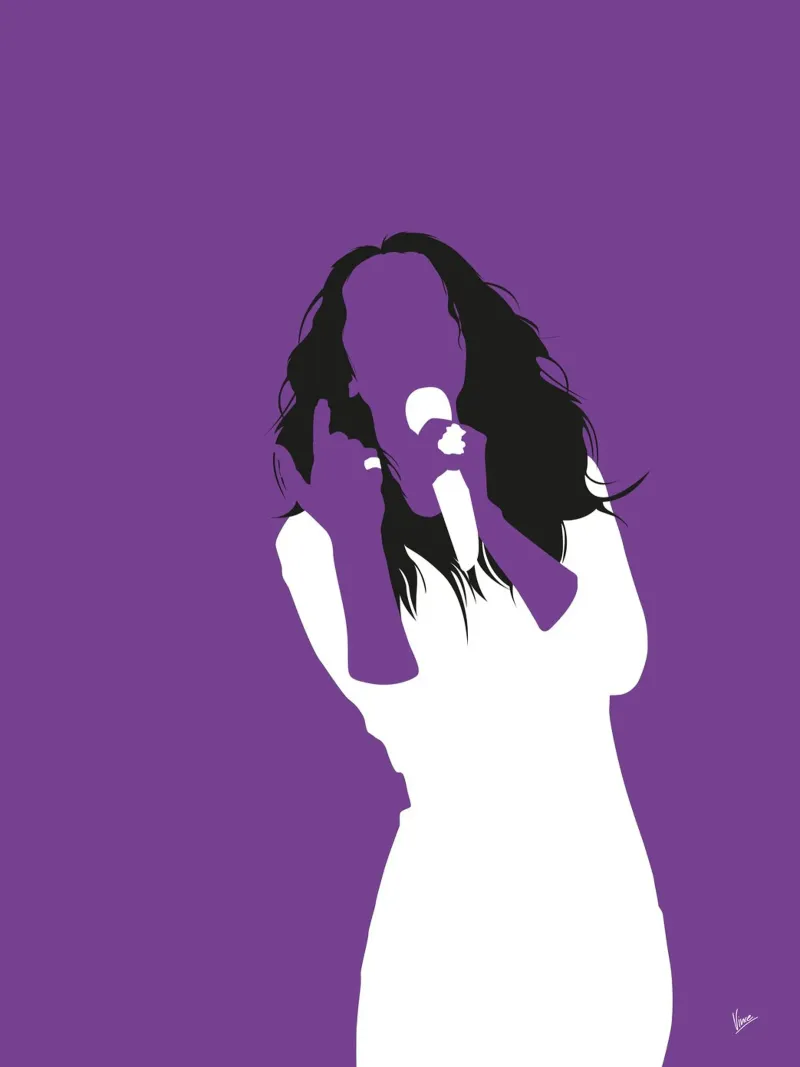 No151 Celine Dion pellicola backlit da Iconic Rockstars