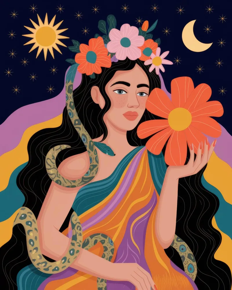 Mystical Celestial Enchantment canvas by Atelier Tiga