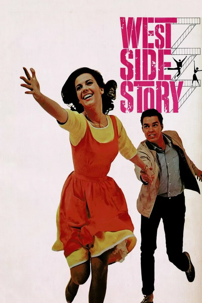 ‘West Side Story’ Retro Movie Poster plexiglass da Gallery Print and Art Limited