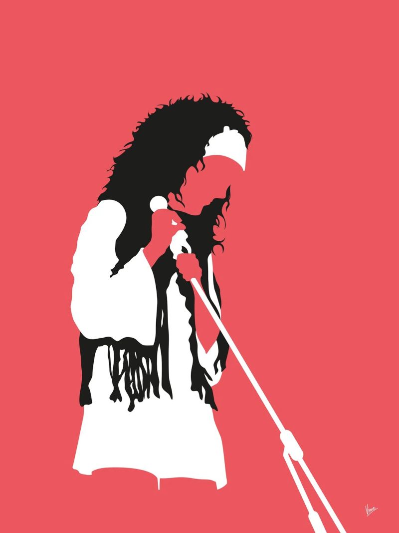 No172 Jefferson Airplane Poster von Iconic Rockstars