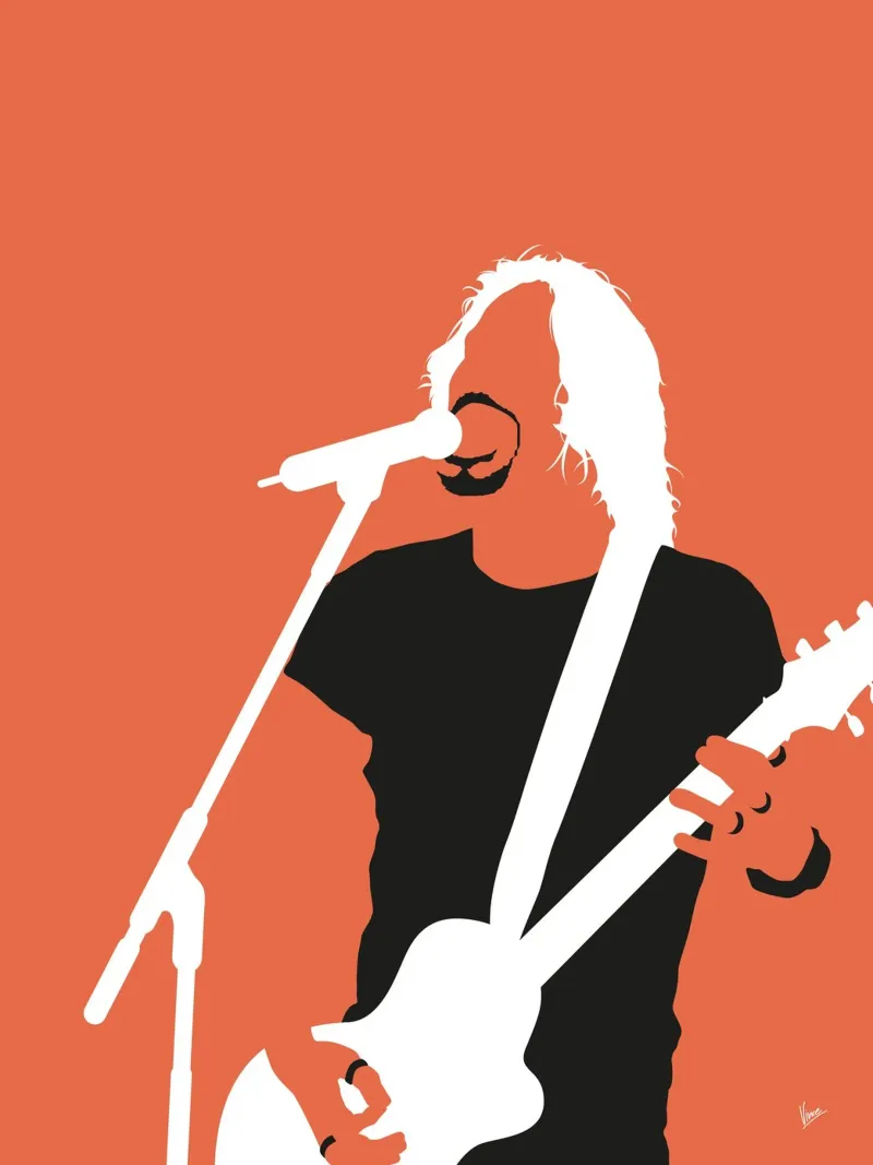 No183 Nickelback alluminio dibond da Iconic Rockstars