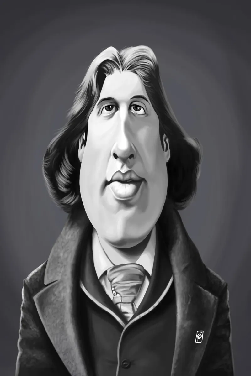Oscar Wilde pellicola backlit da Rob Art | Illustration