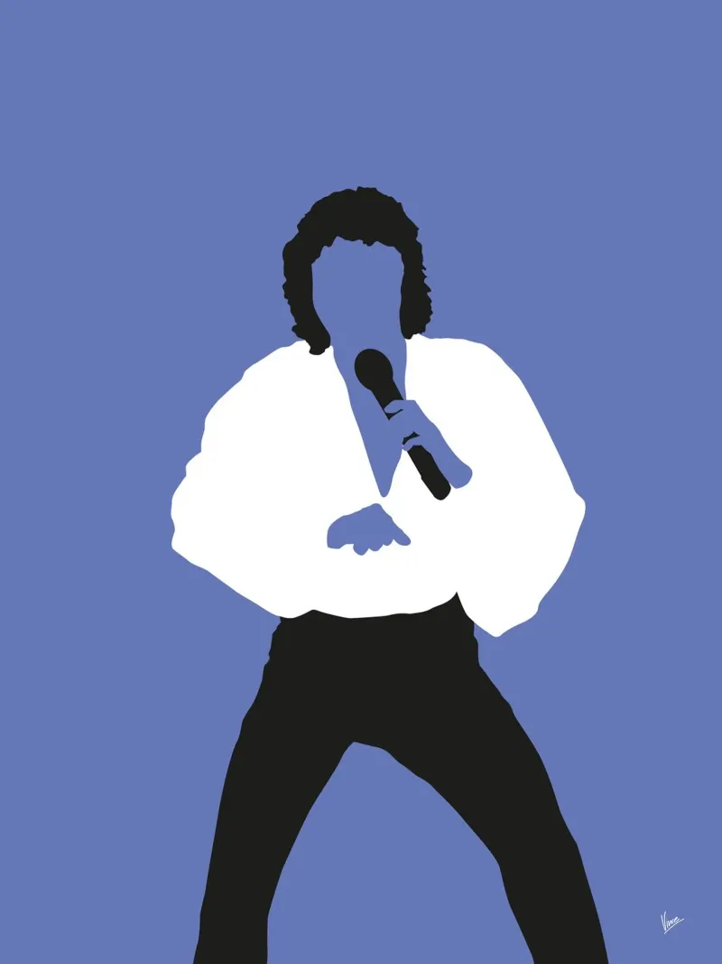 No198 BARRY MANILOW pellicola backlit da Iconic Rockstars