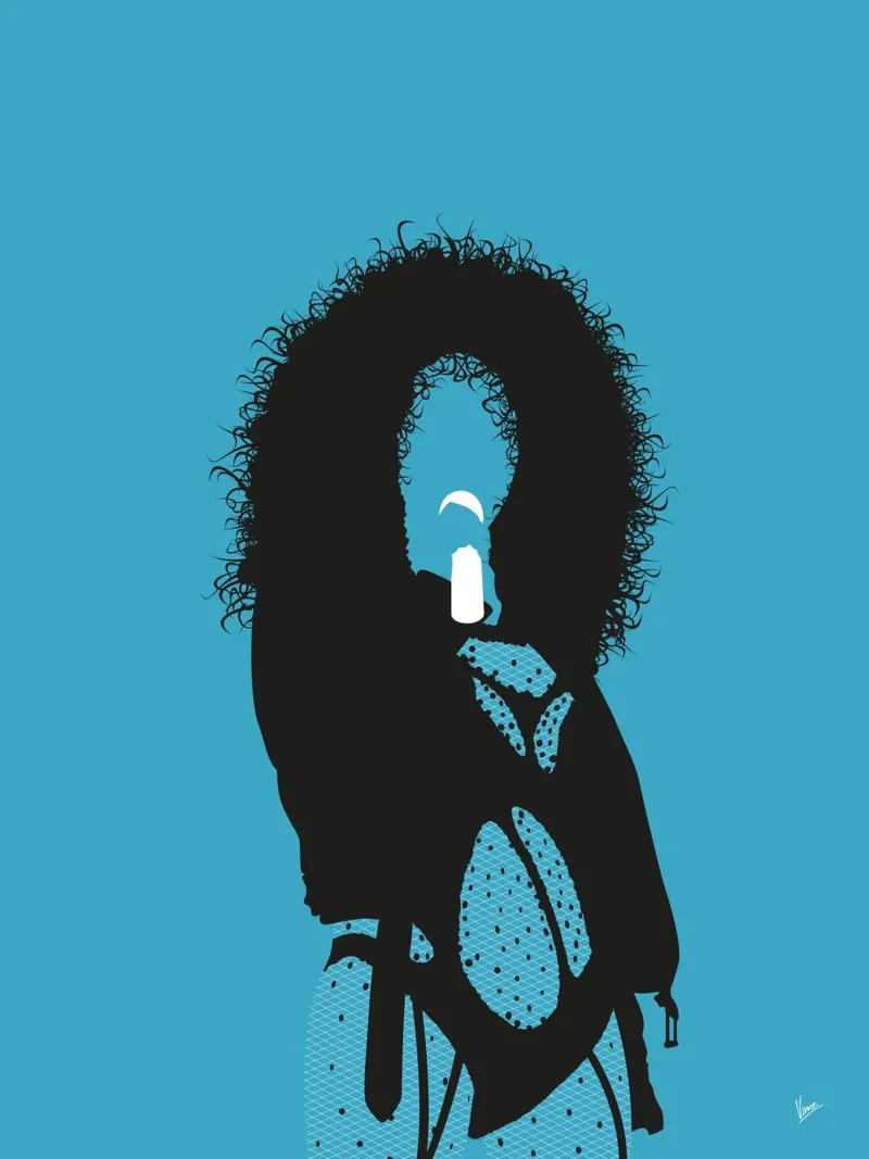 No205 CHER pellicola backlit da Iconic Rockstars